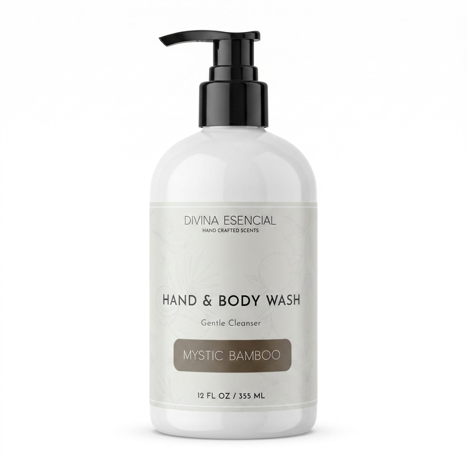 Hand & Body Wash Mystic Bamboo - White Background