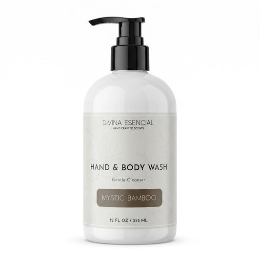 Hand & Body Wash Mystic Bamboo - White Background