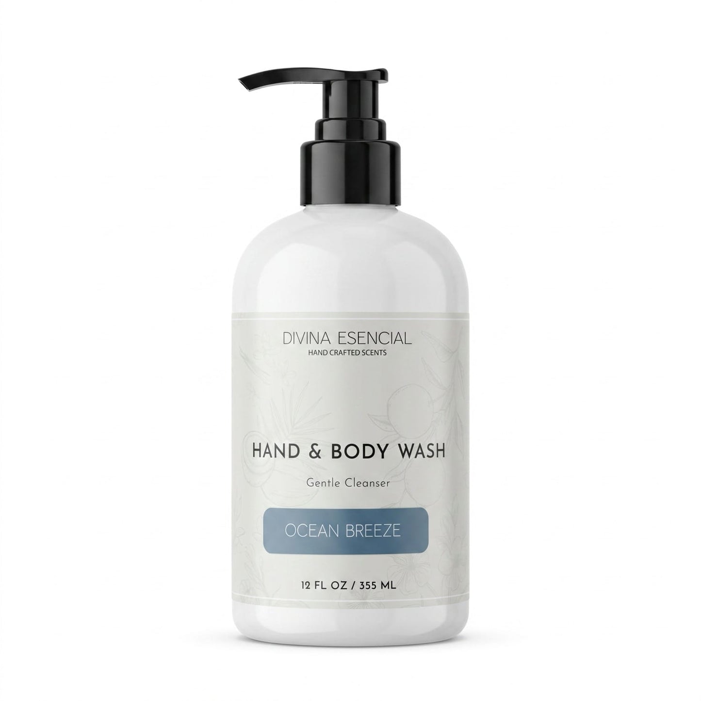Hand & Body Wash Ocean Breeze - White Background