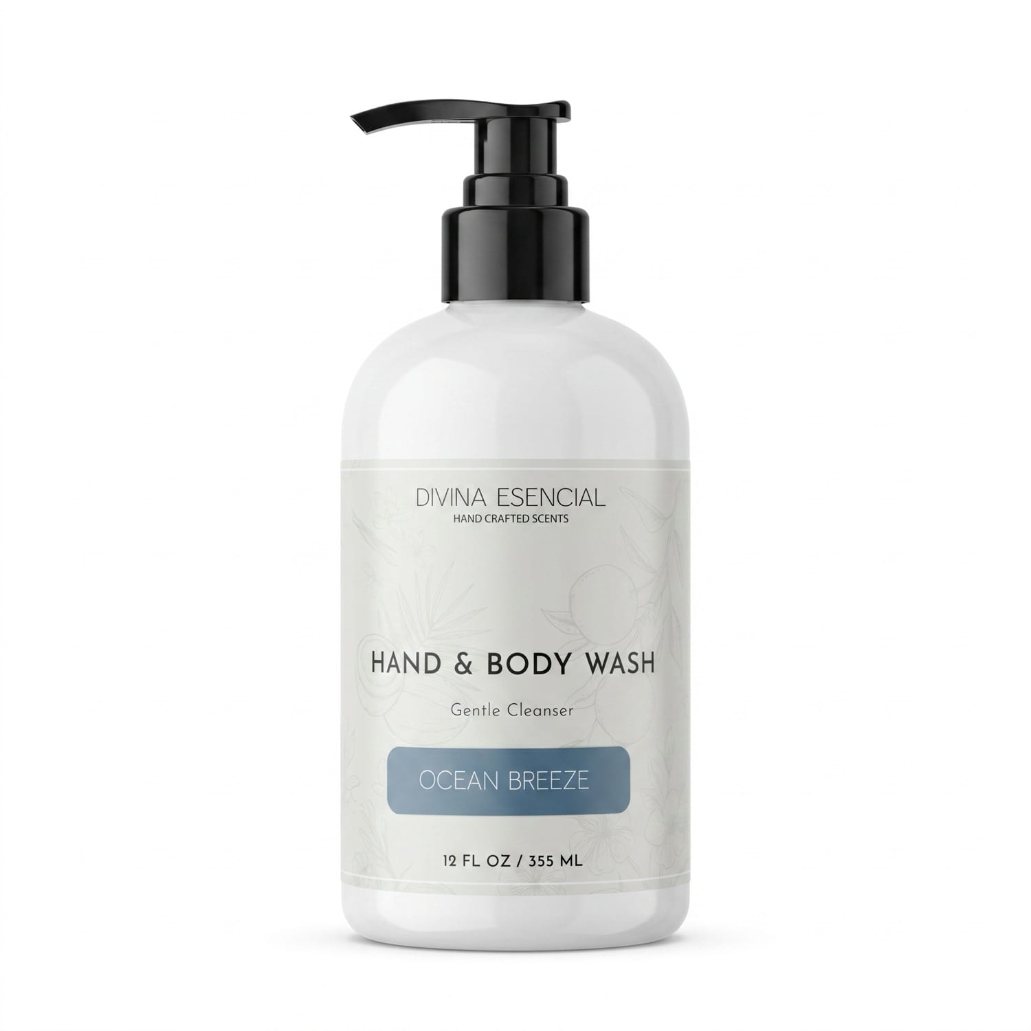 Hand & Body Wash Ocean Breeze - White Background