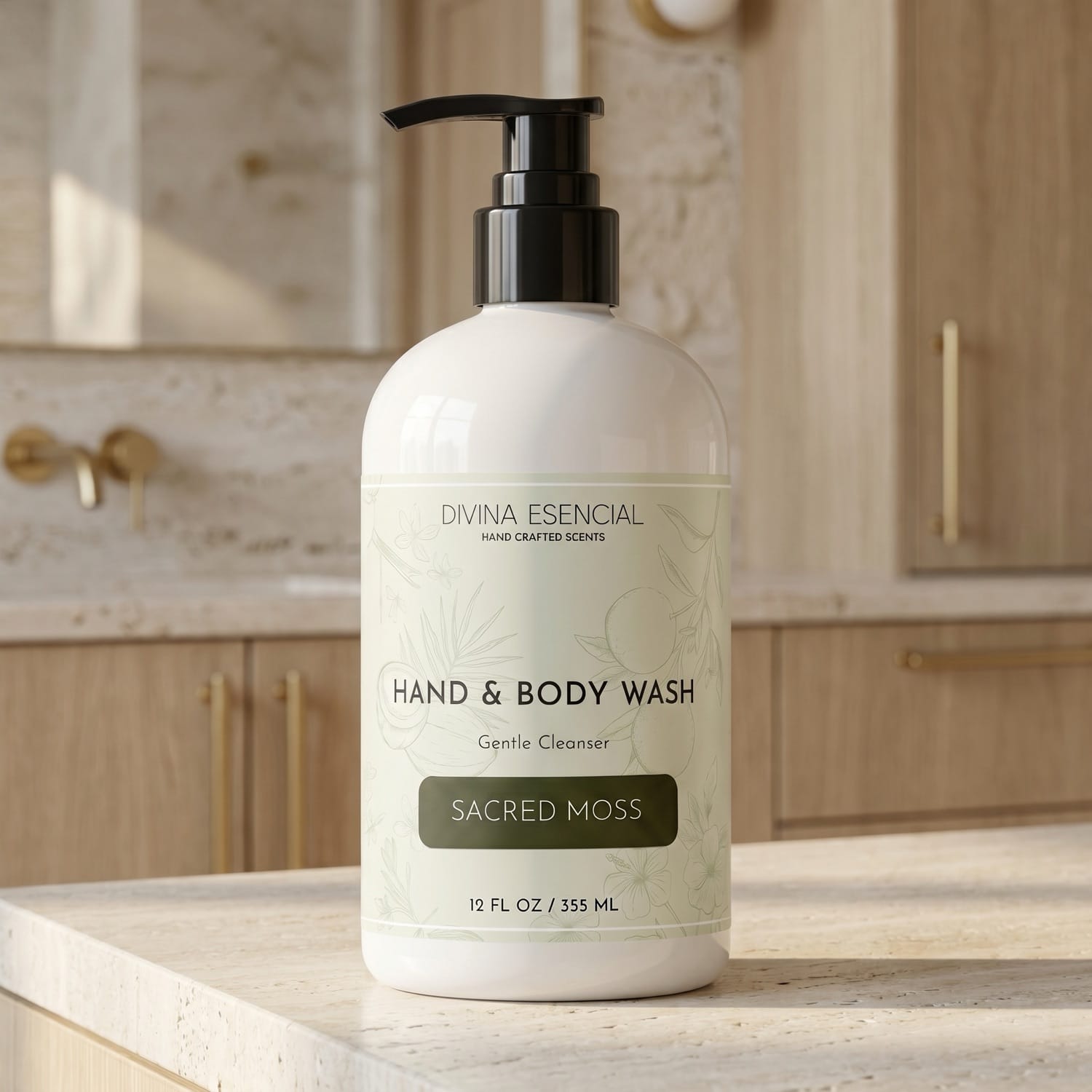 Hand & Body Wash Sacred Moss - Lifestyle