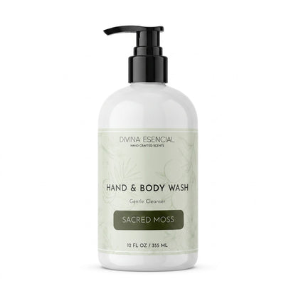 Hand & Body Wash Sacred Moss - White Background