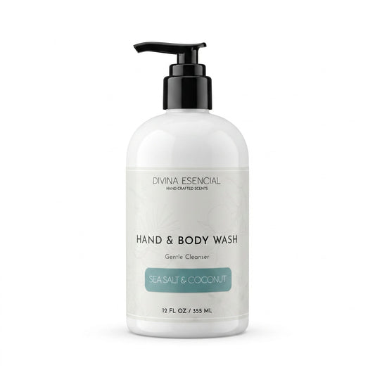 Hand & Body Wash Sea Salt & Coconut - White Background