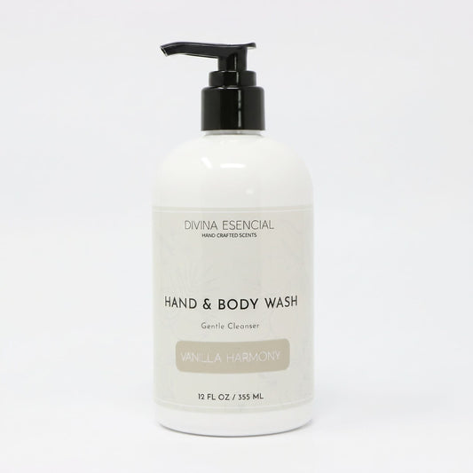 Hand & Body Wash Vanilla Harmony - White Background