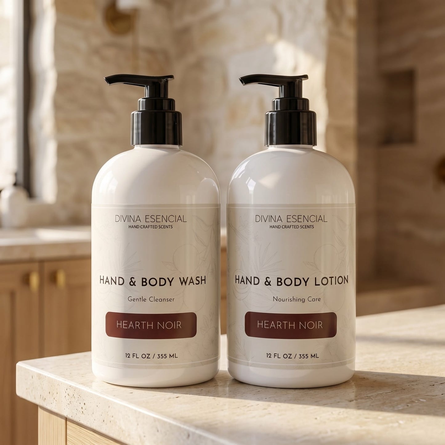 Hearth Noir Hand & Body Care Set Lifestyle