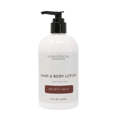 hearth-noir Hand & Body Lotion - White Background