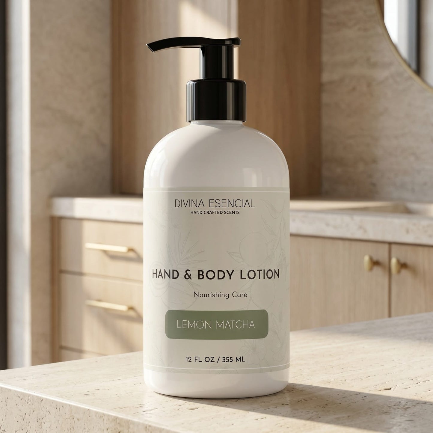 lemon-matcha Hand & Body Lotion - Lifestyle