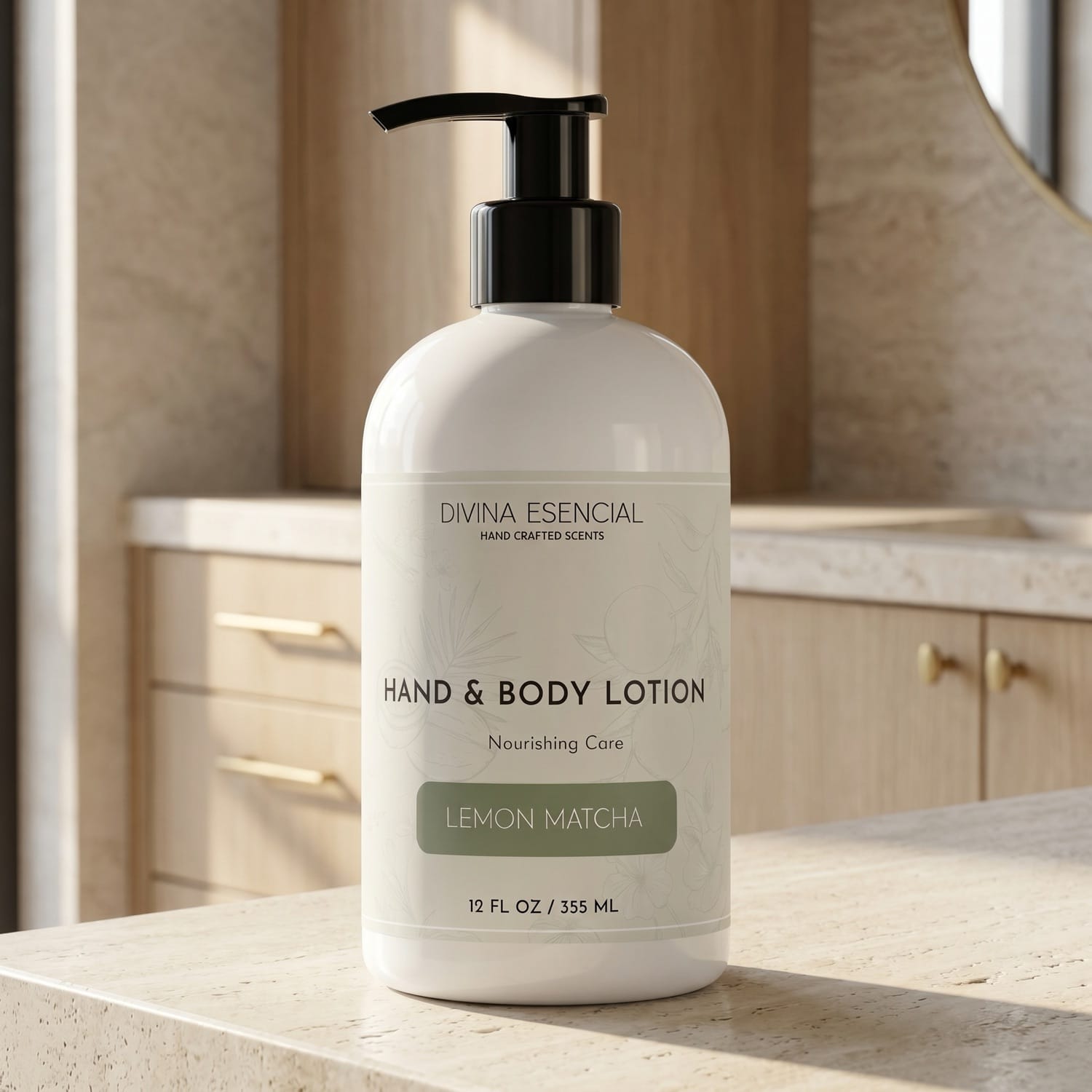 lemon-matcha Hand & Body Lotion - Lifestyle