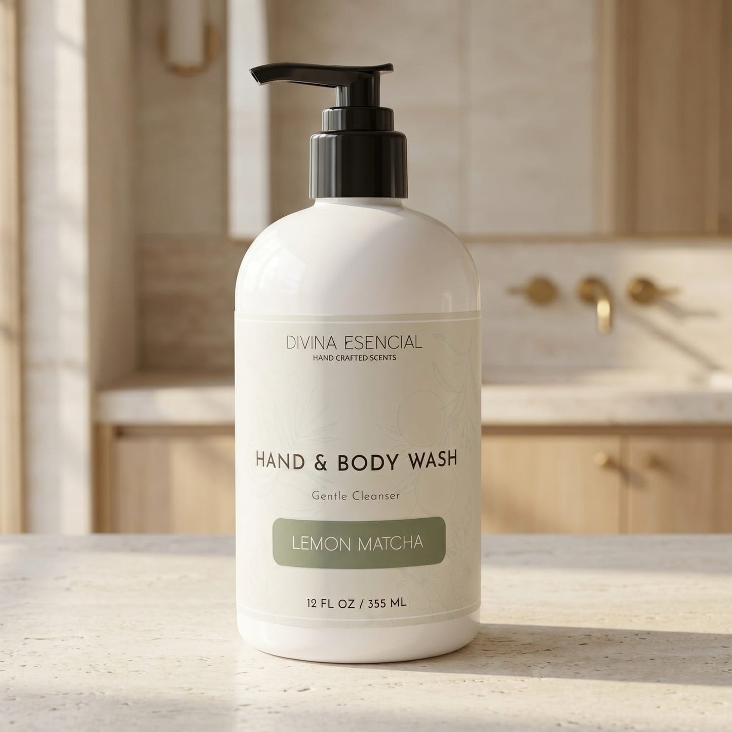 lemon-matcha Hand & Body Wash - Lifestyle