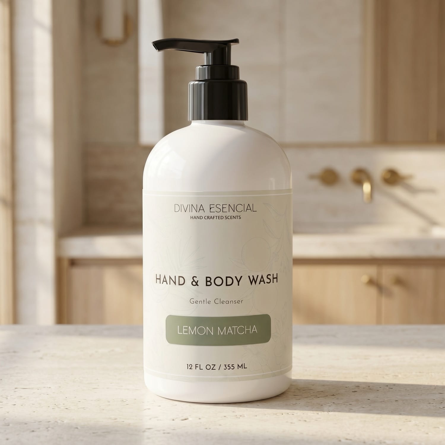 lemon-matcha Hand & Body Wash - Lifestyle