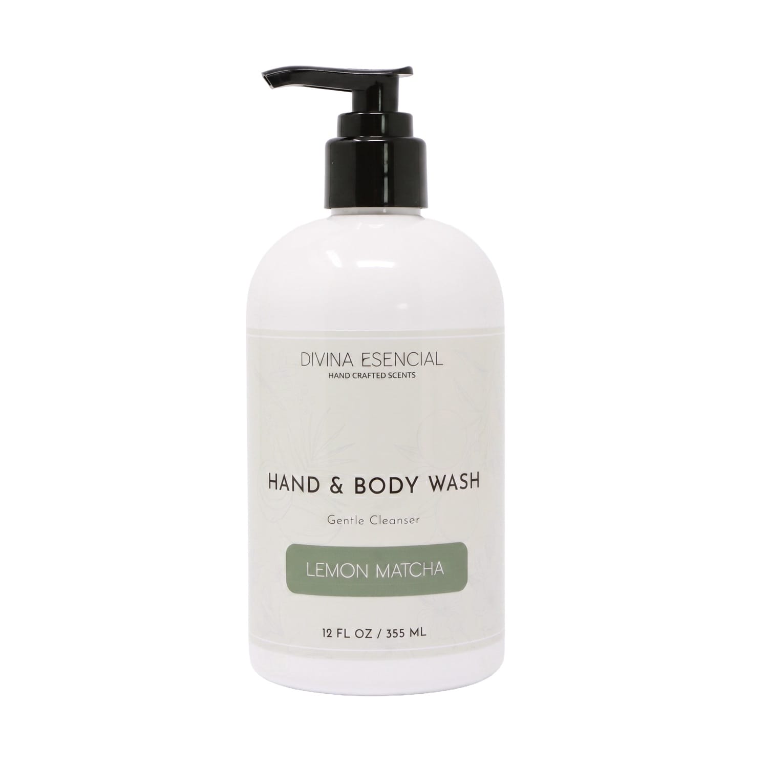 lemon-matcha Hand & Body Wash - White Background