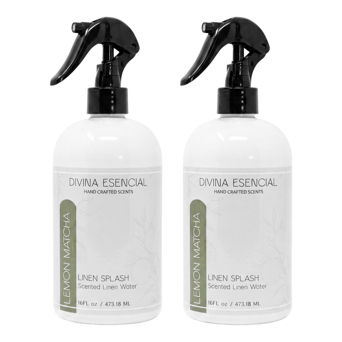 Lemon Matcha Linen Spray 16oz 2-Pack