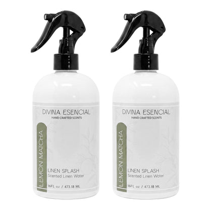 Lemon Matcha Linen Spray 16oz 2-Pack