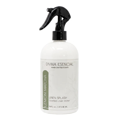 lemon-matcha Linen Spray 16oz - White Background