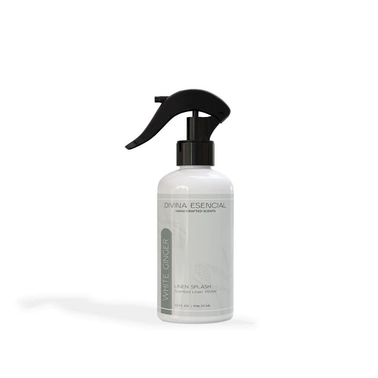 White Ginger Linen Spray - New Size