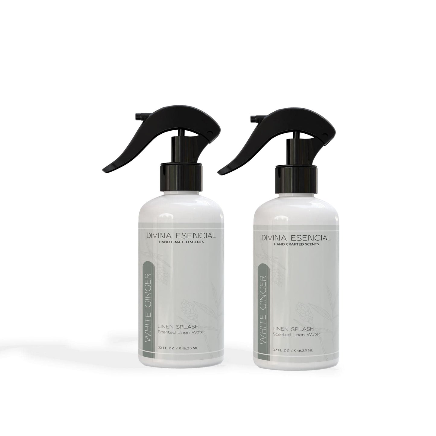 White Ginger Linen Spray - New Size