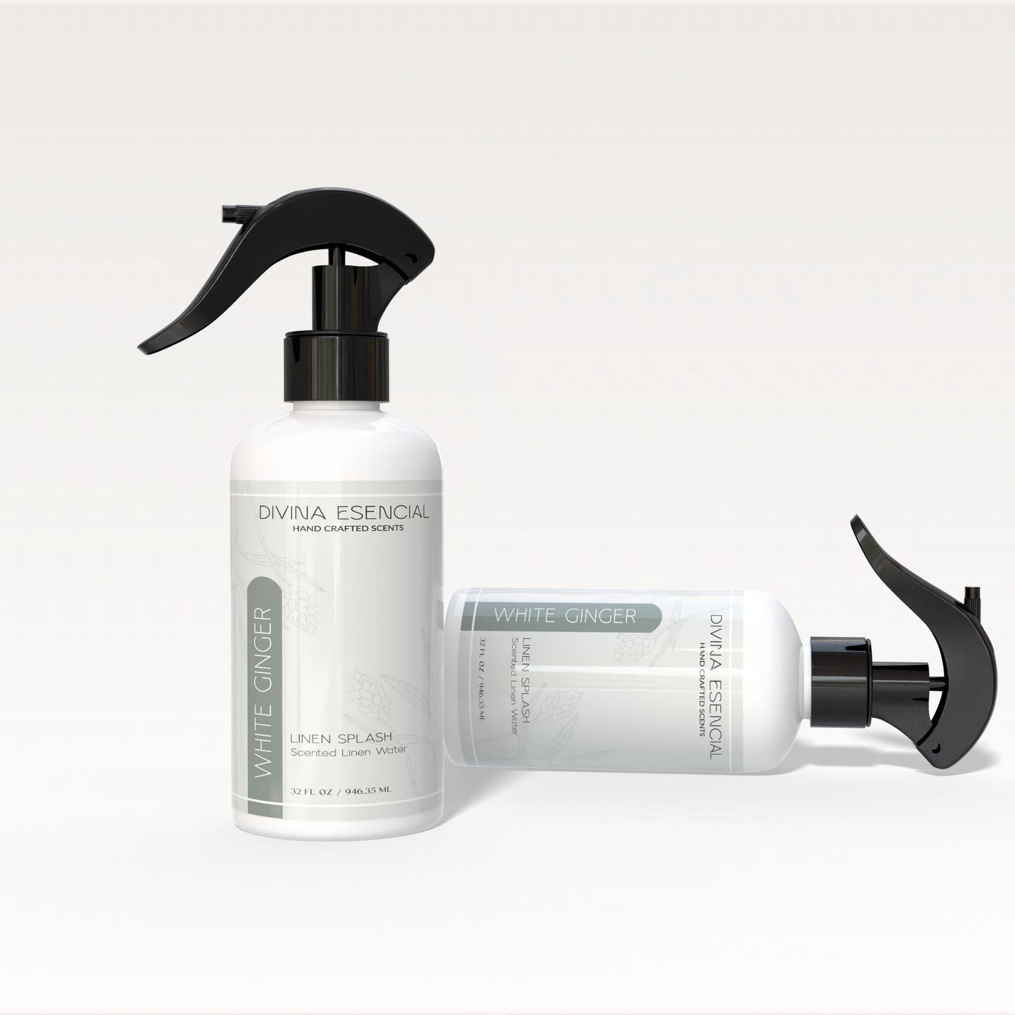 White Ginger Linen Spray - New Size