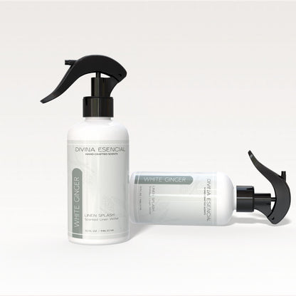 White Ginger Linen Spray - New Size