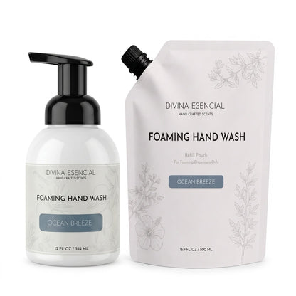 Hand & Body Lotion with Refill Pouch - Ocean Breeze