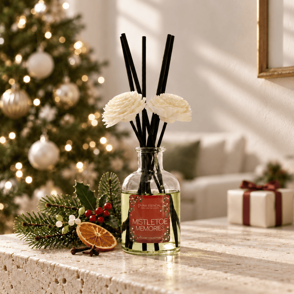 Mistletoe Memories Reed Diffuser – Holiday Collection