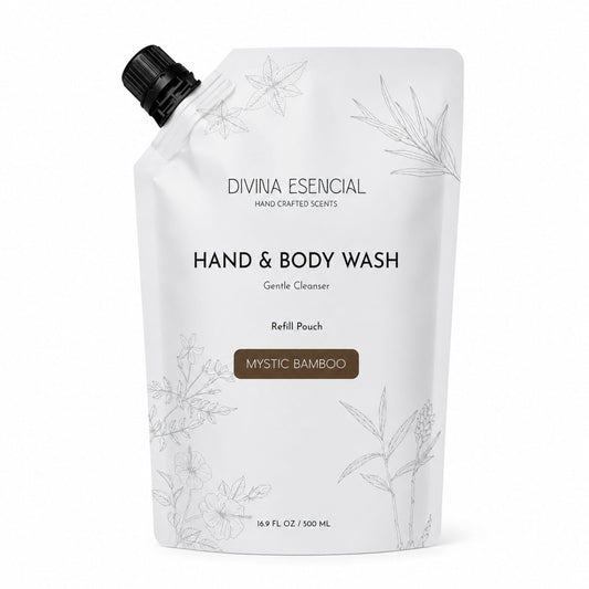 Hand & Body Wash Refill Pouch -Mystic Bamboo