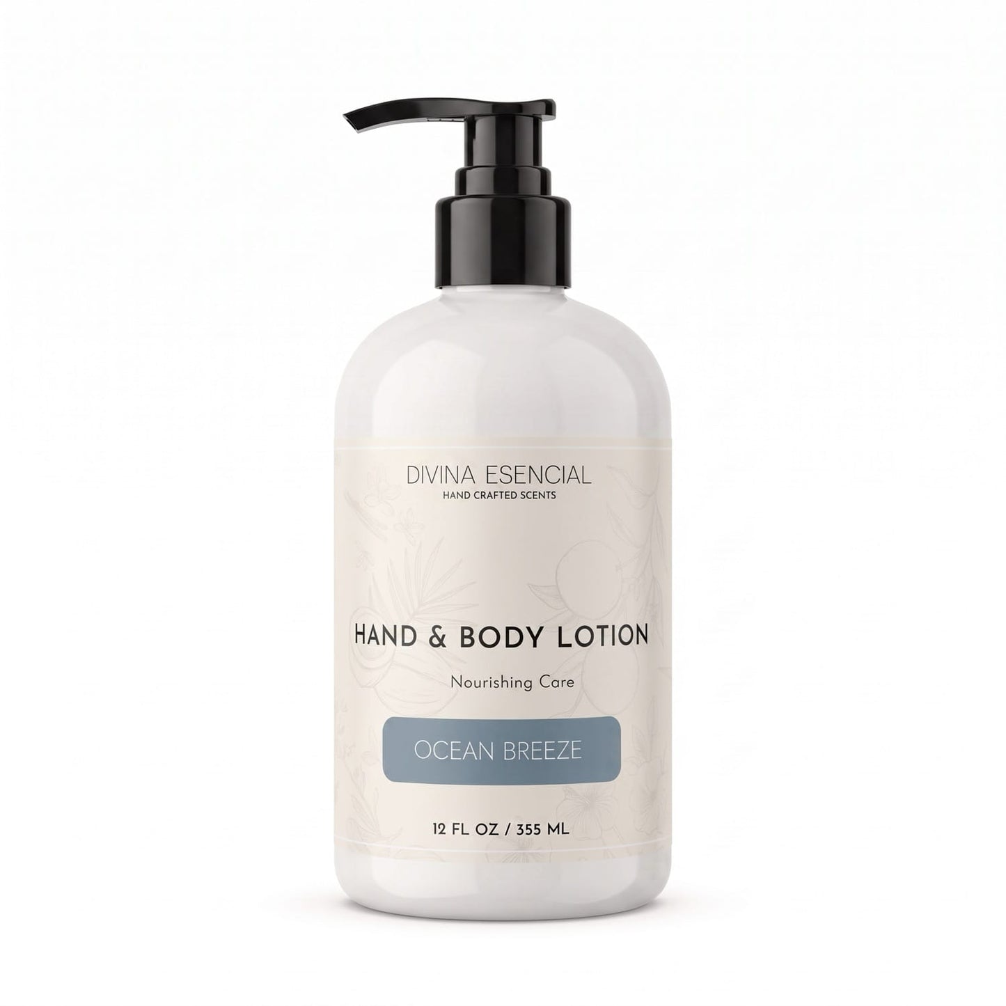 ocean-breeze Hand & Body Lotion - White Background