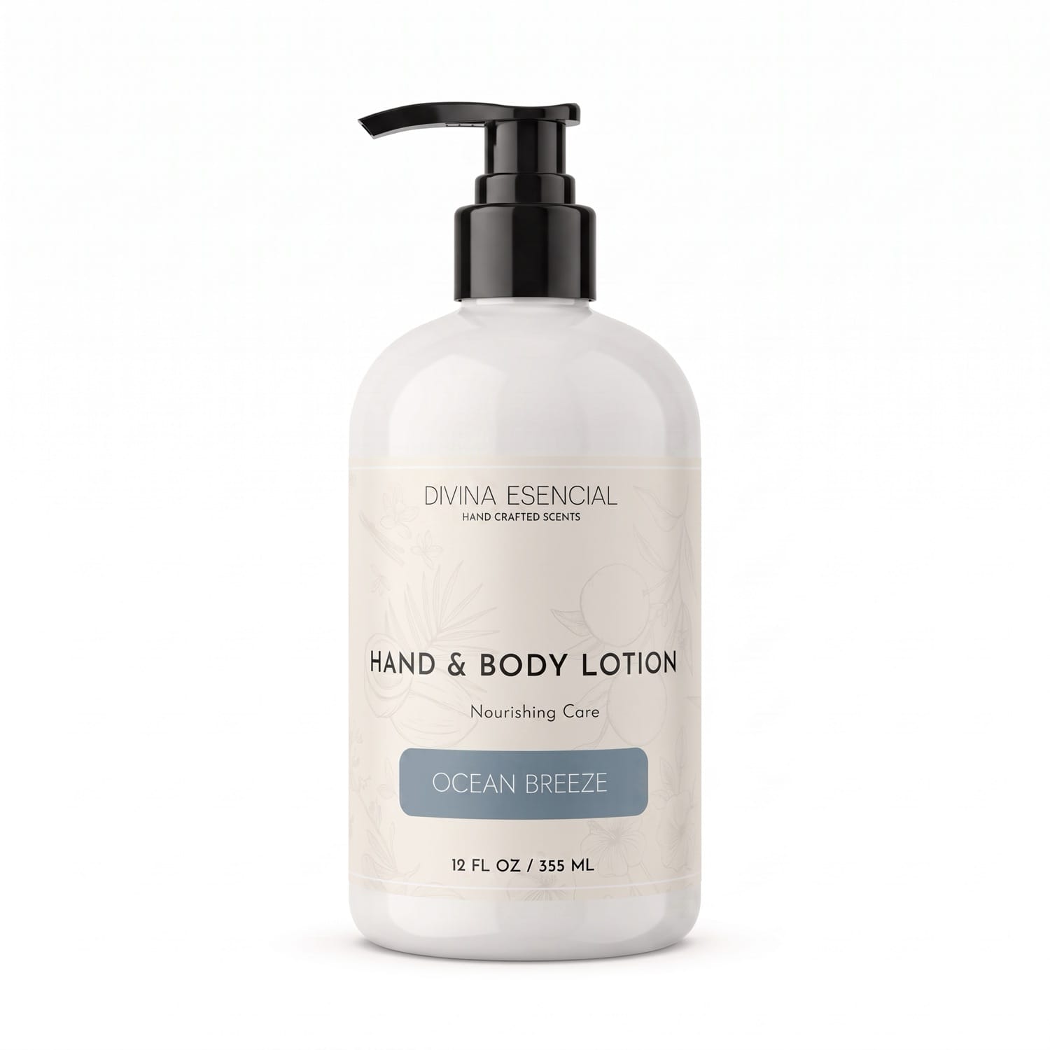 ocean-breeze Hand & Body Lotion - White Background