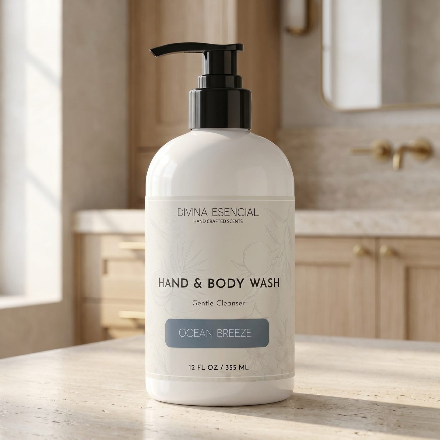 ocean-breeze Hand & Body Wash - Lifestyle
