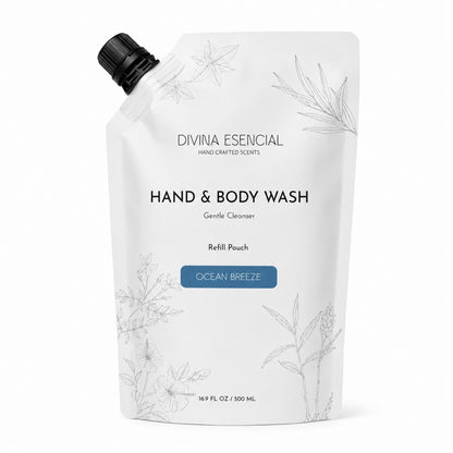 Hand & Body Wash Refill Pouch - Ocean Breeze