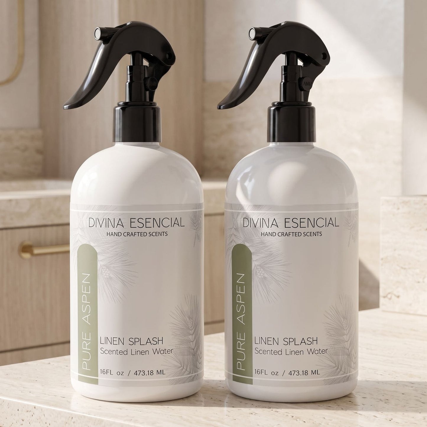 Pure Aspen Linen Spray 16oz 2-Pack Lifestyle