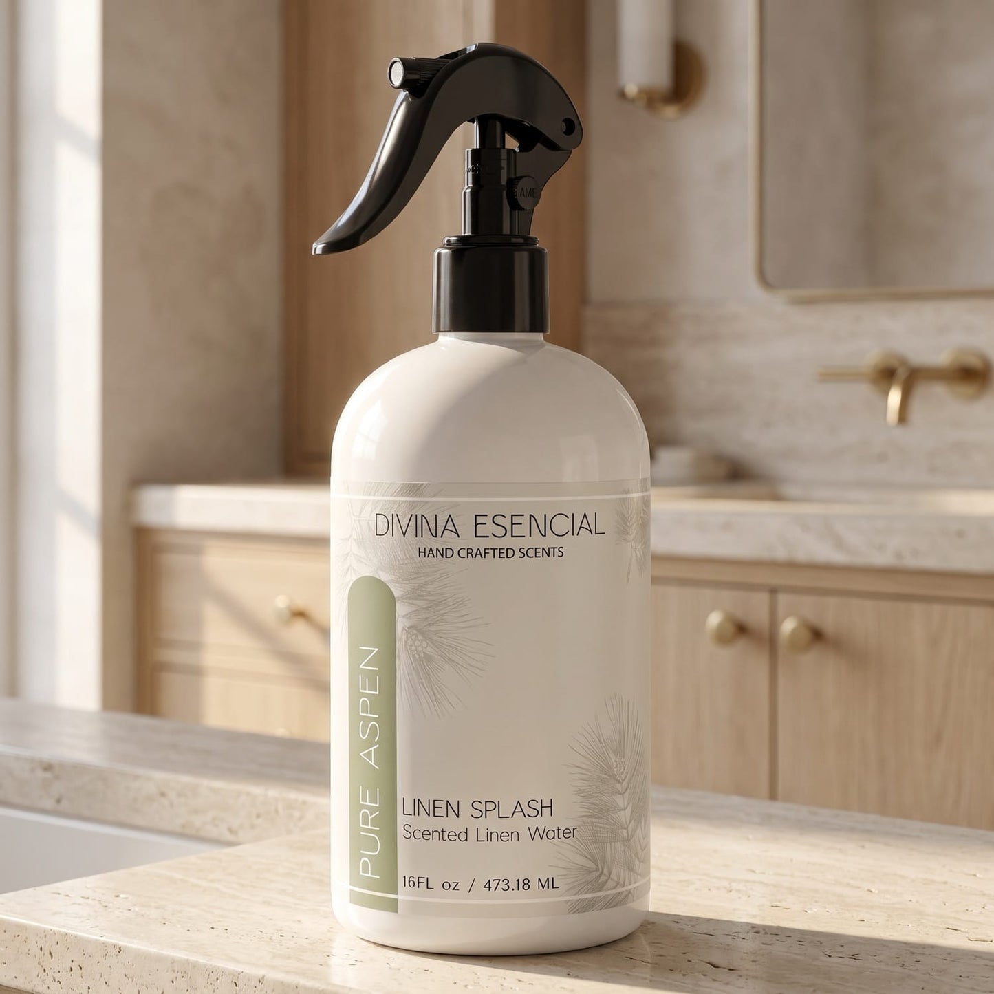 pure-aspen Linen Spray 16oz - Lifestyle