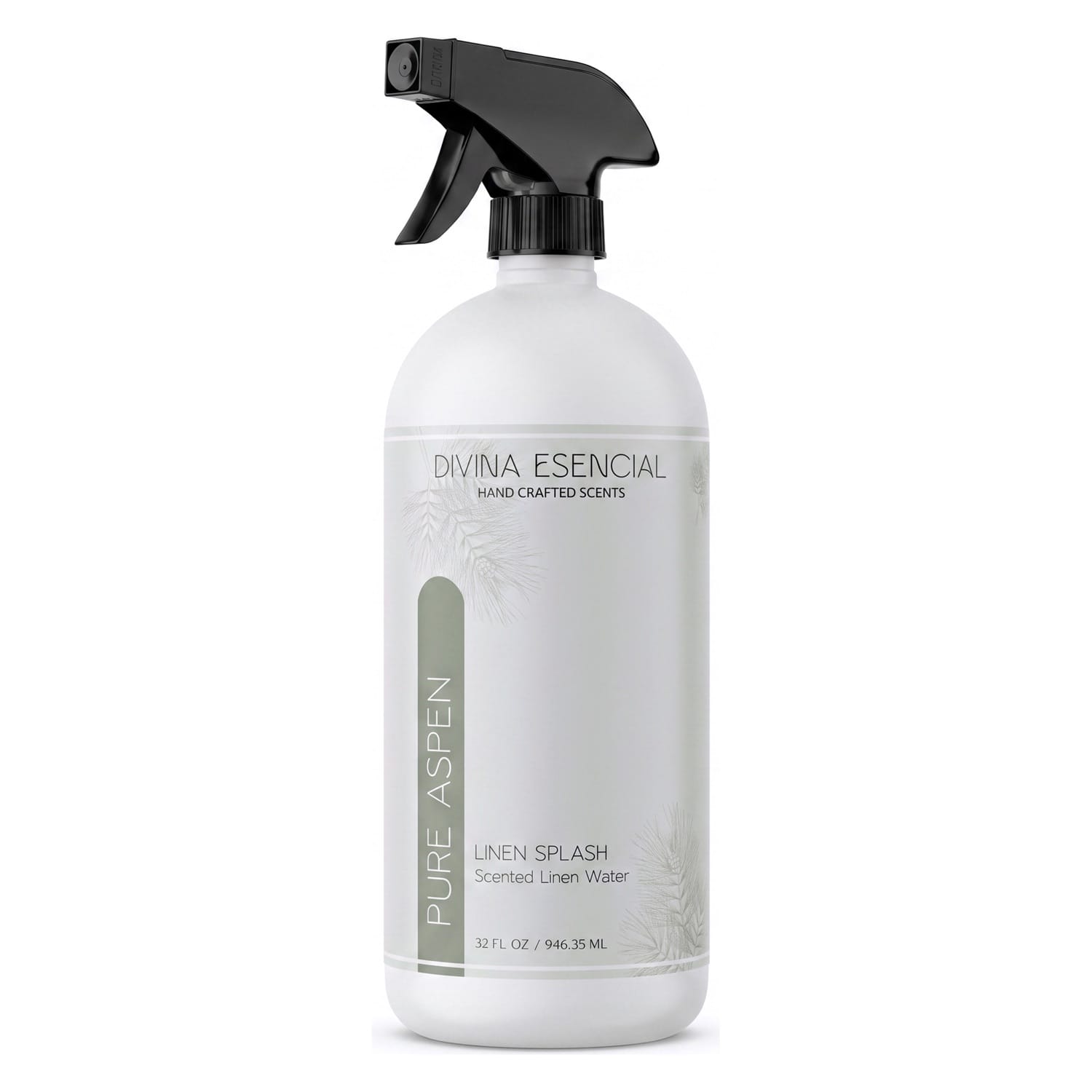 Divina Esencial Pure Aspen Linen Spray 32oz on white background