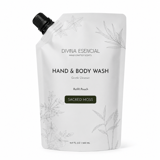 Hand & Body Wash Refill Pouch - Sacred Moss