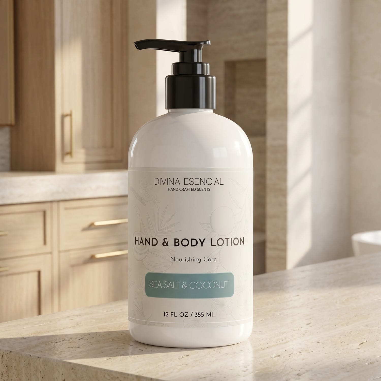 sea-salt-and-coconut Hand & Body Lotion - Lifestyle