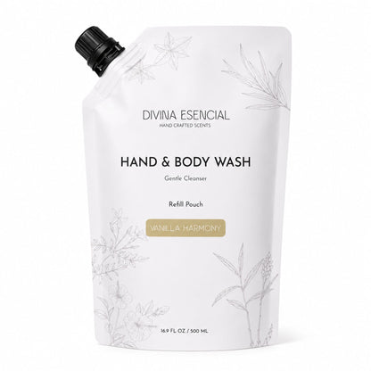 Hand & Body Wash Refill Pouch - Vanilla Harmony