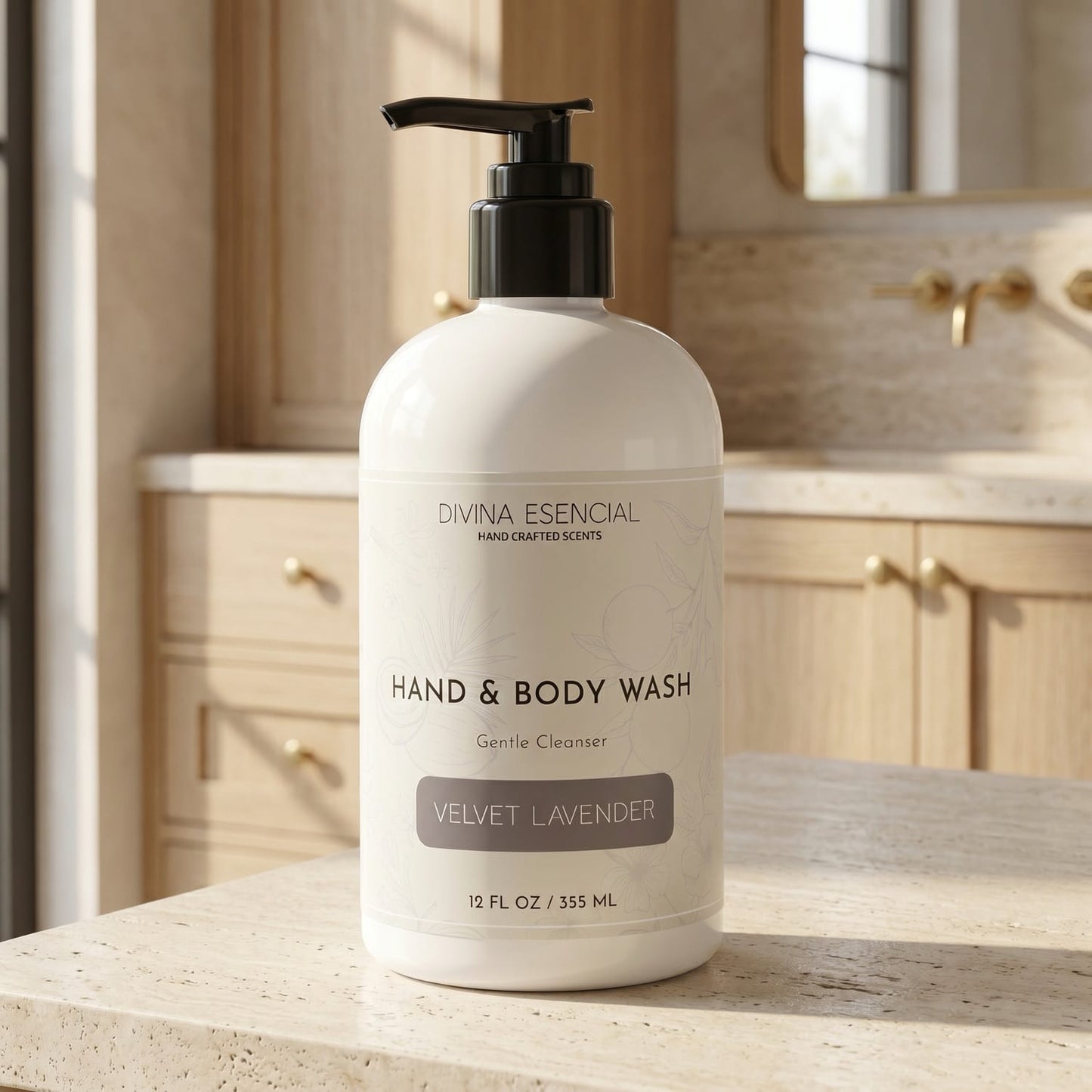 velvet-lavender Hand & Body Wash - Lifestyle