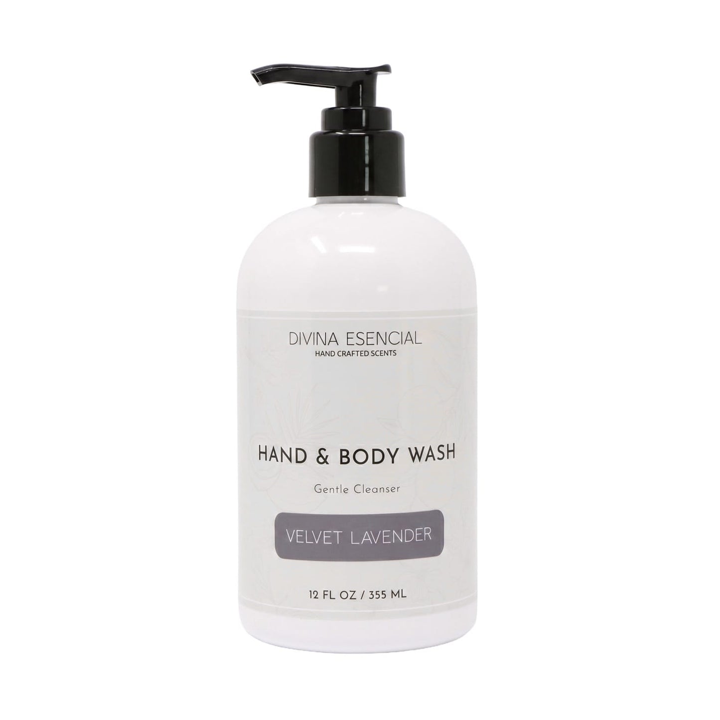velvet-lavender Hand & Body Wash - White Background