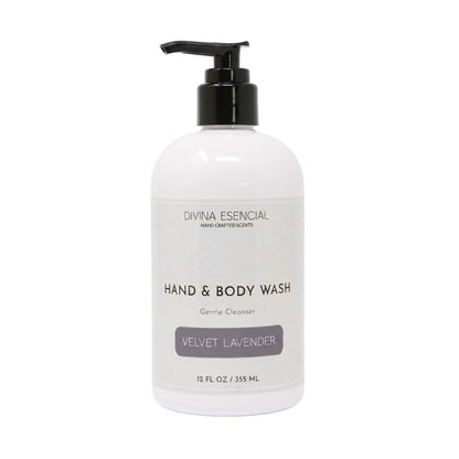 velvet-lavender Hand & Body Wash - White Background