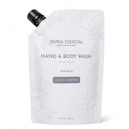 Hand & Body Wash Refill Pouch - Velvet Lavender