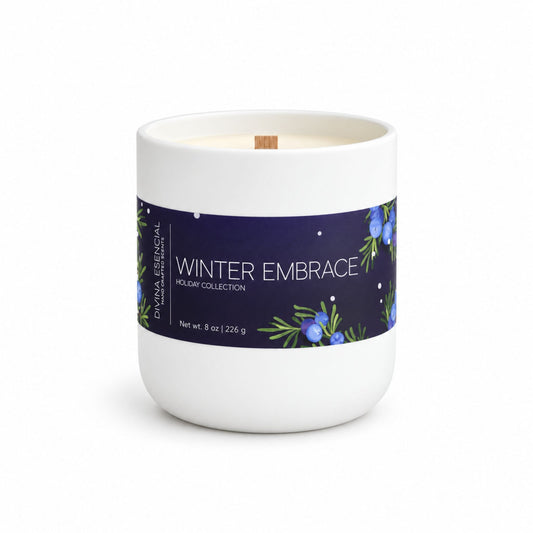 Winter Embrace Candle witn Canvas Bag – Fall to Winter Scent