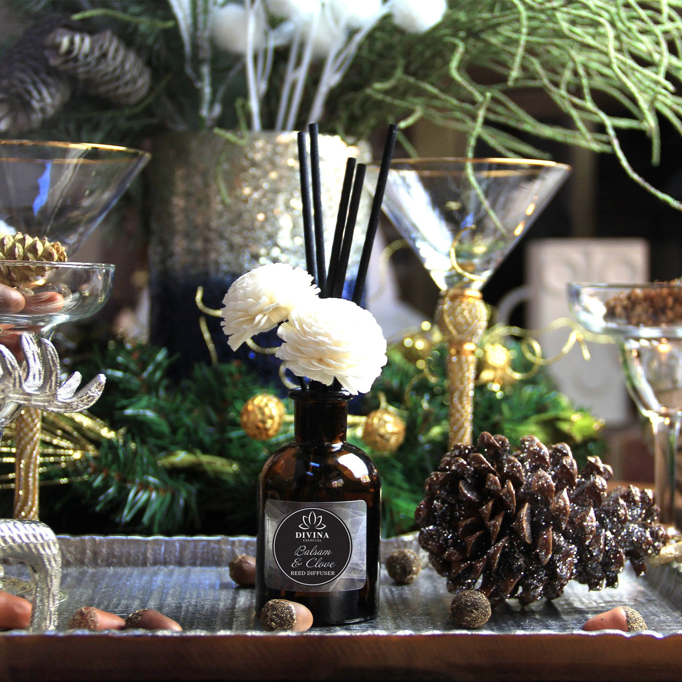 Balsam & Clove Holiday Reed Diffuser