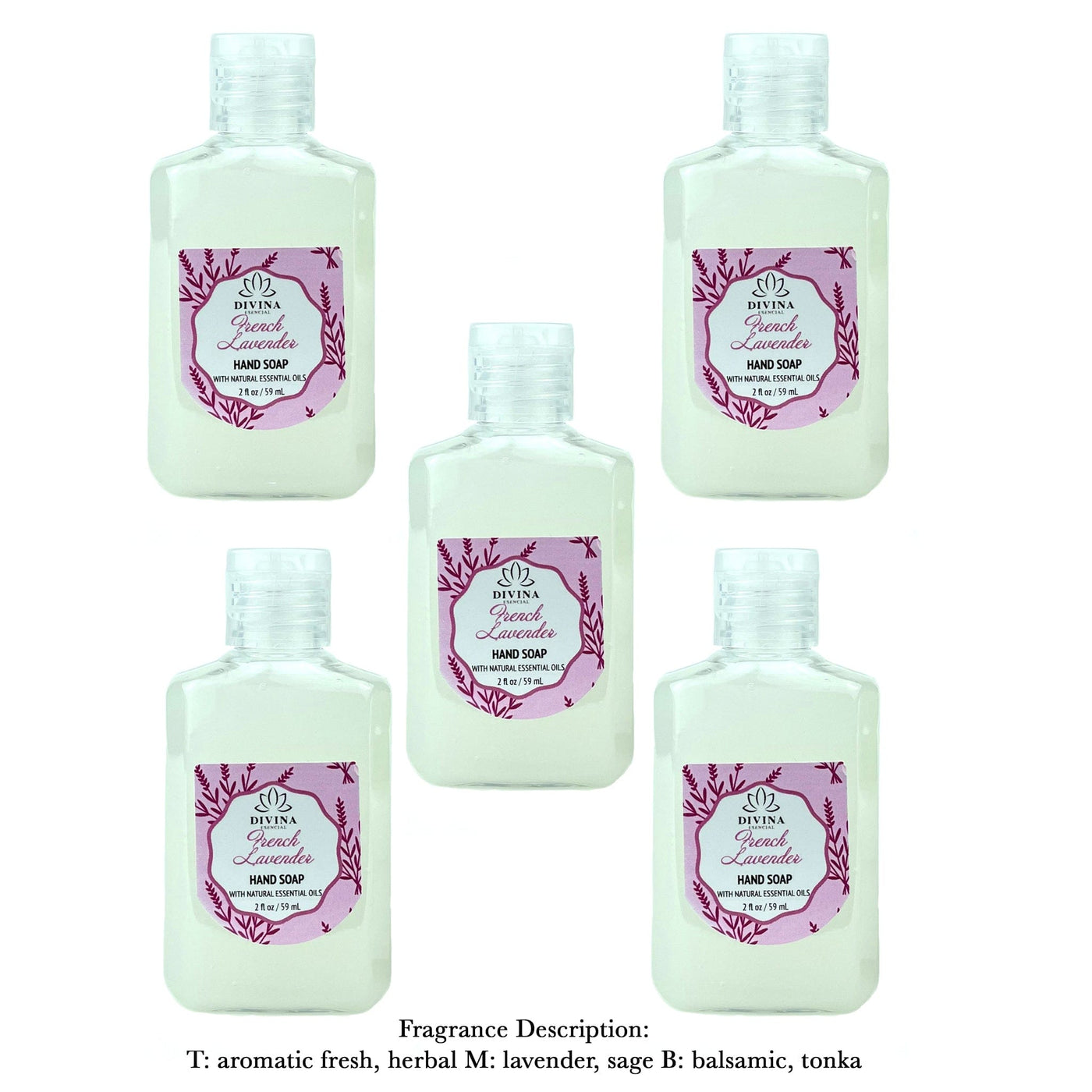 French Lavender PocketBac Hand Foaming Soap, 5-Pack