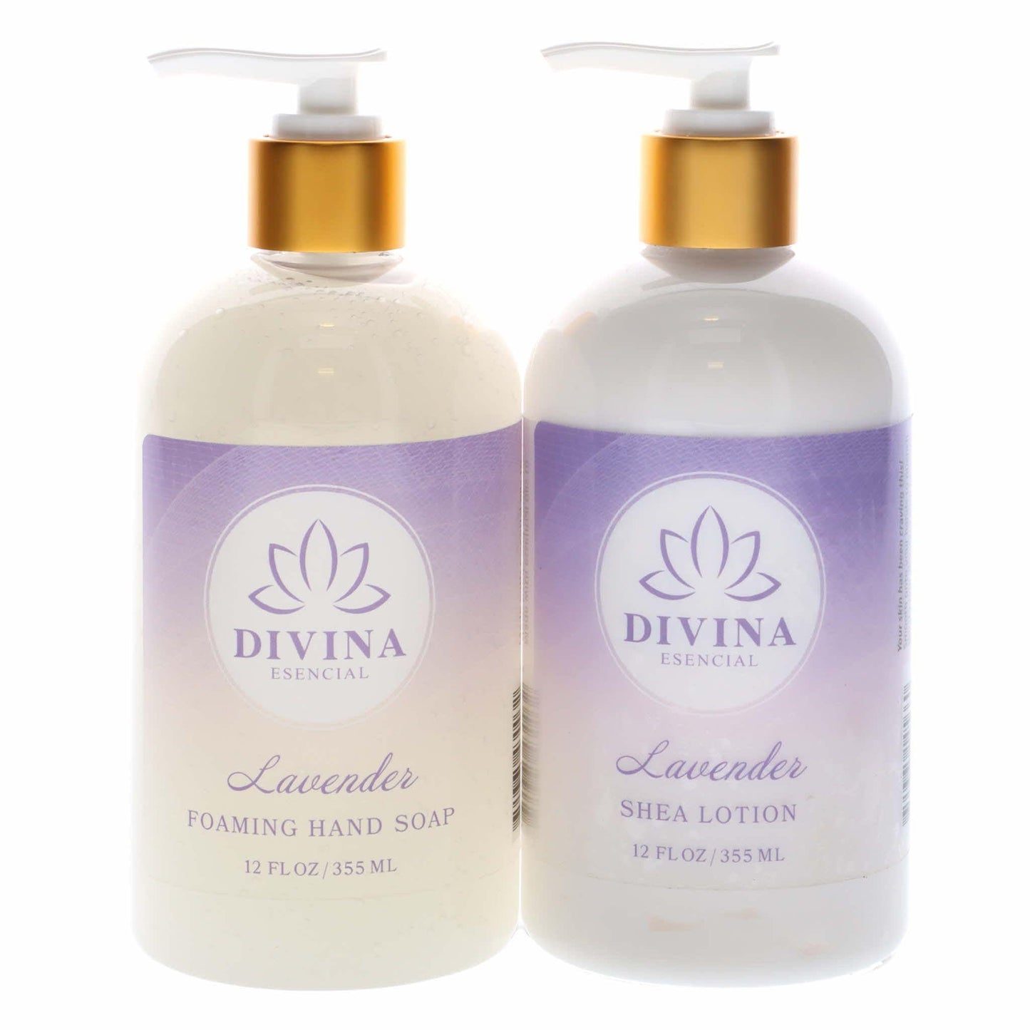 Divina Esencial Hand Soap & Shea Lotion Lavender - 2-Piece Set - Rebrand Sale