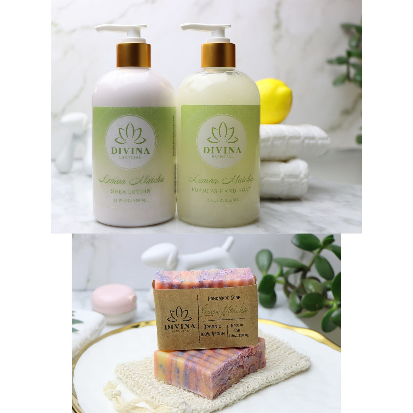 Deluxe Hand Soap & Lotion 4-Pieces Gift