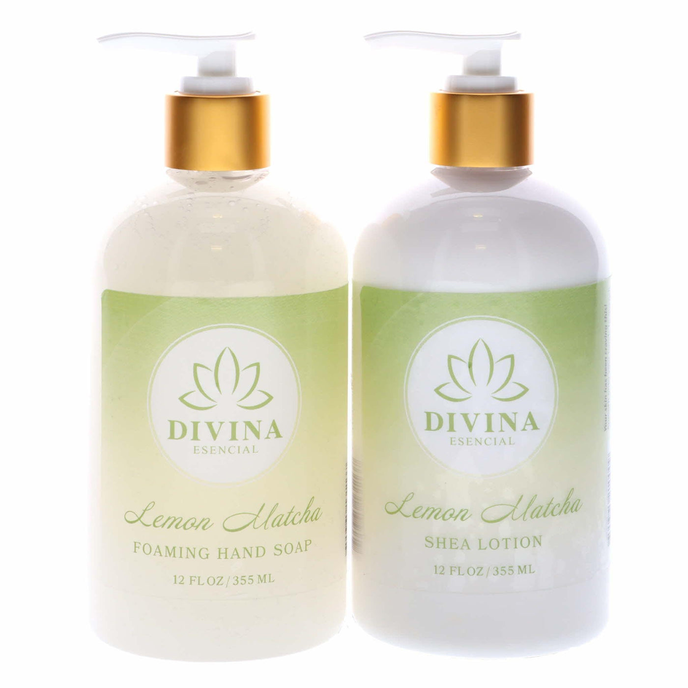 Divina Esencial Hand Soap & Shea Lotion Lemon Matcha 2-Piece Set
