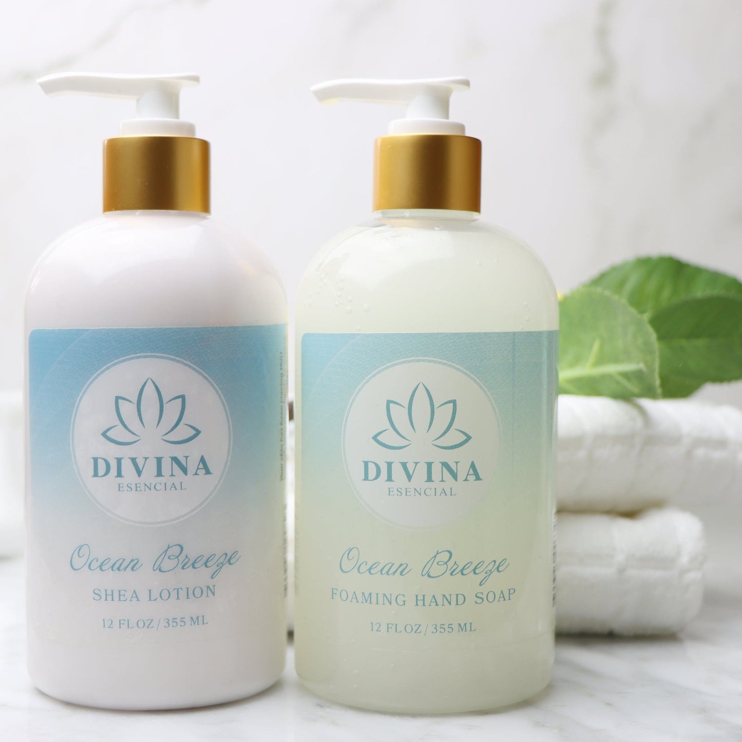 Divina Esencial Hand Soap & Shea Lotion Ocean Breeze - 2-Piece Set - Rebrand Sale