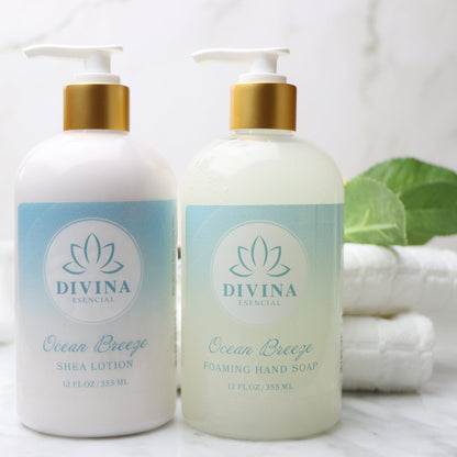 Divina Esencial Hand Soap & Shea Lotion Ocean Breeze - 2-Piece Set - Rebrand Sale