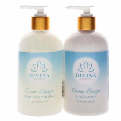 Divina Esencial Hand Soap & Shea Lotion Ocean Breeze - 2-Piece Set - Rebrand Sale