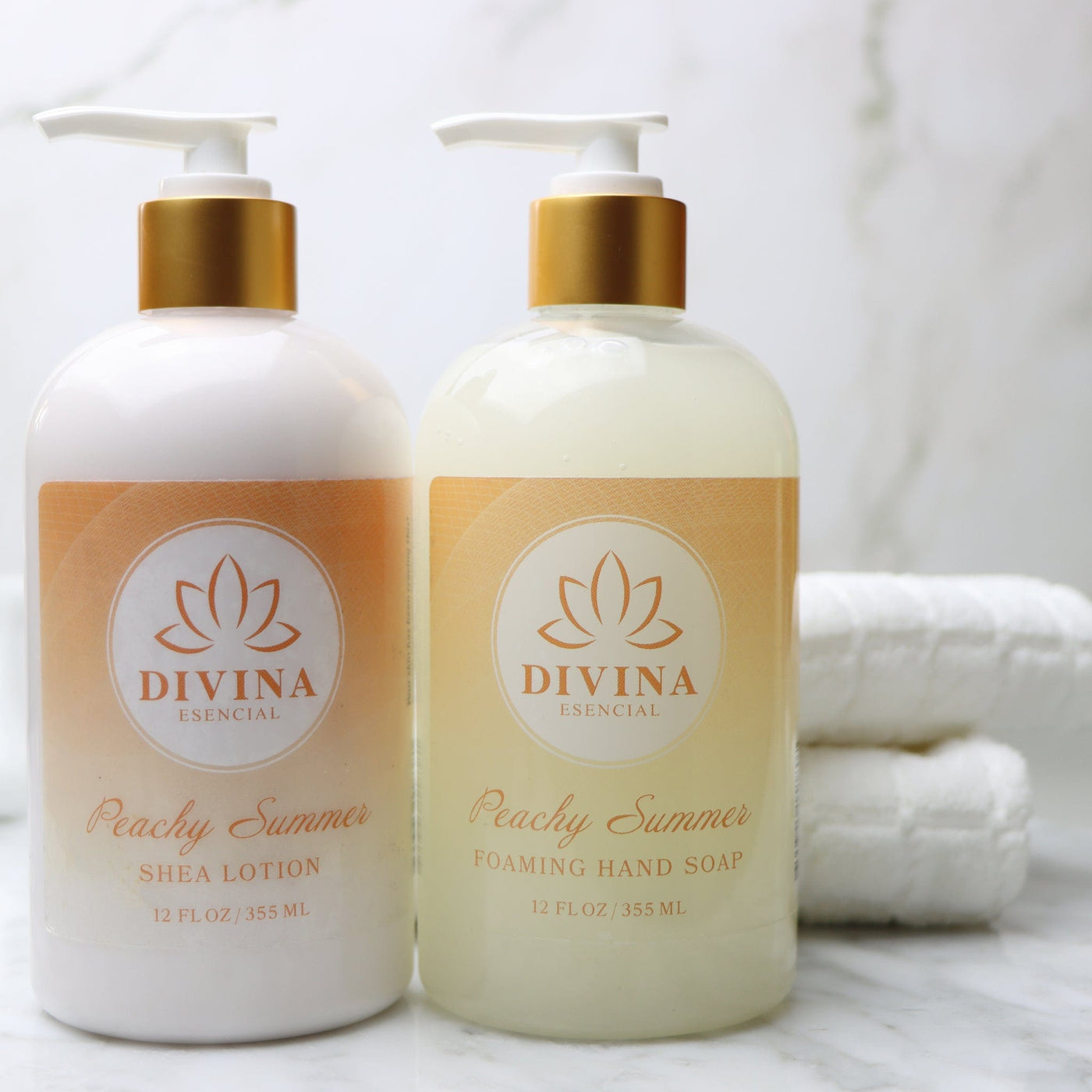 Divina Esencial Hand Soap & Shea Lotion Peachy Summer 2-Piece Set