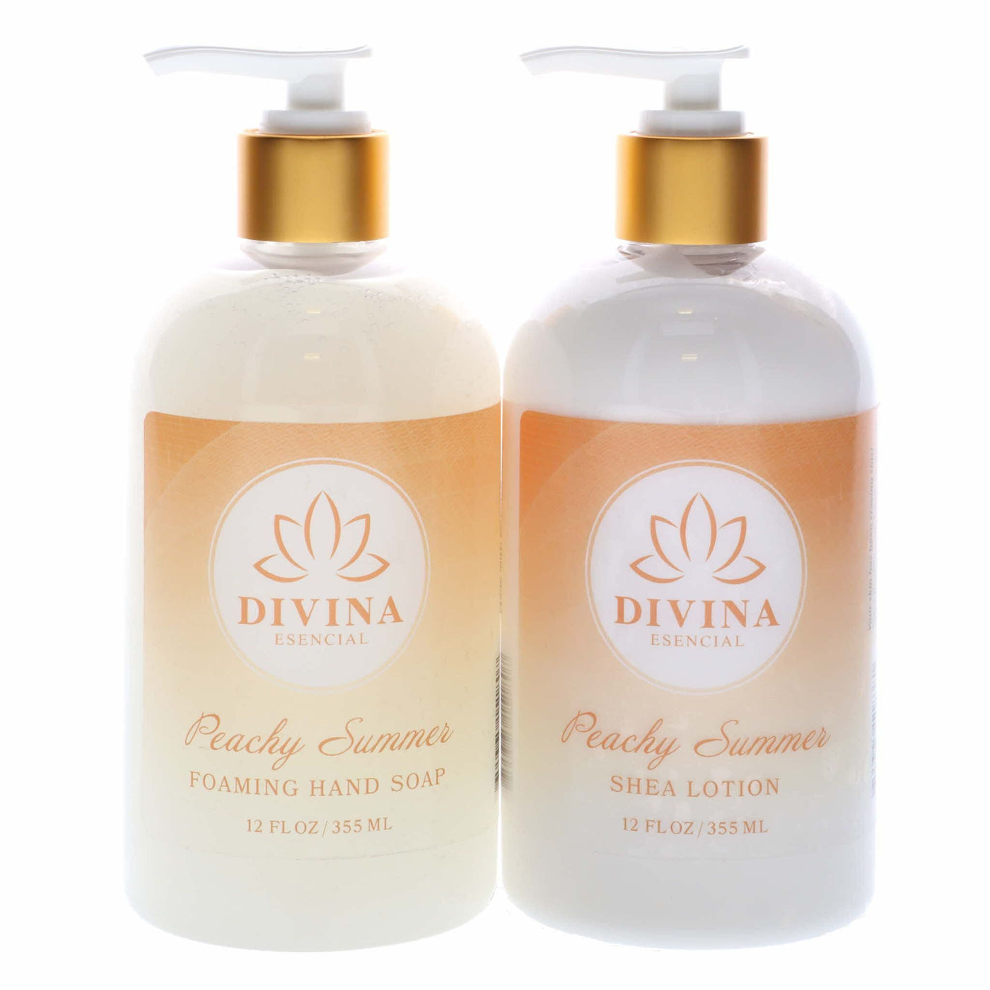 Divina Esencial Hand Soap & Shea Lotion Peachy Summer 2-Piece Set